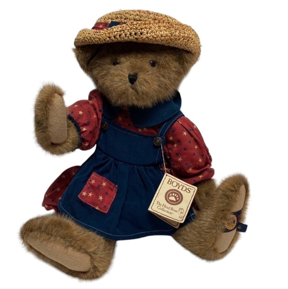 Boyds Bear Country Exclusive Best Dressed Series Miss Adele Plush Bear 17"